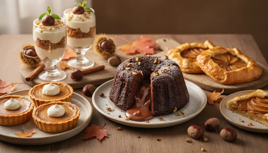 découvrez ce fondant chocolat-marrons au cœur coulant, un dessert de saison irrésistible qui surpasse tous les autres par son goût intense et sa texture fondante.